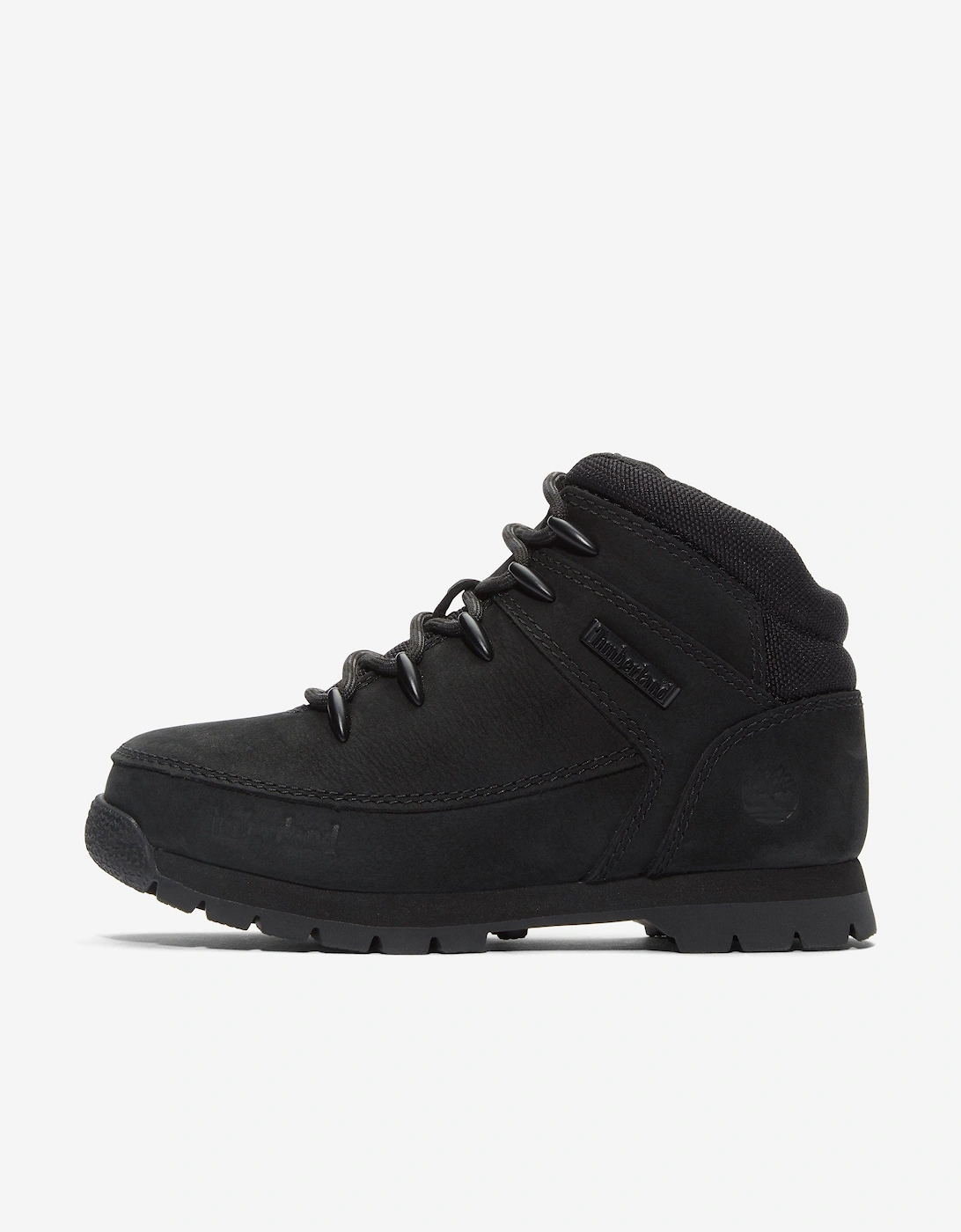 Boys Mid Lace-Up Boots in Black