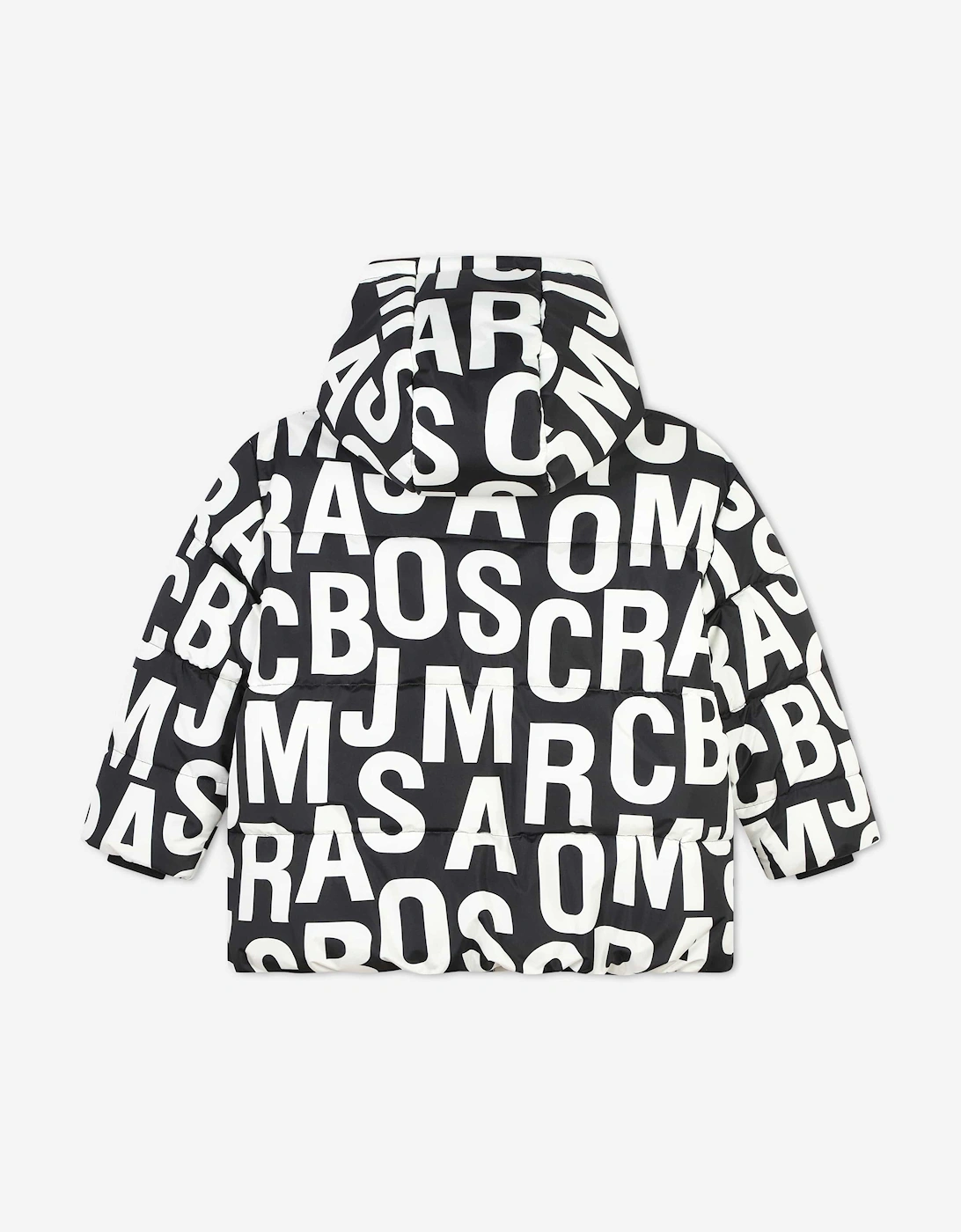 Kids Logo Puffer Jacket in Black