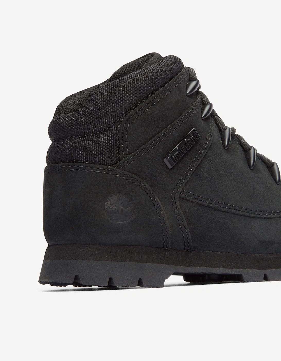 Boys Mid Lace-Up Boots in Black