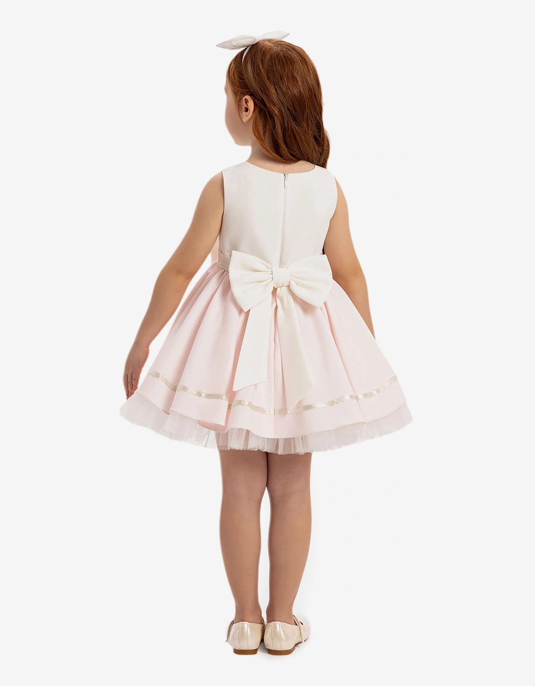Baby Girls Dress with Headband in Pink