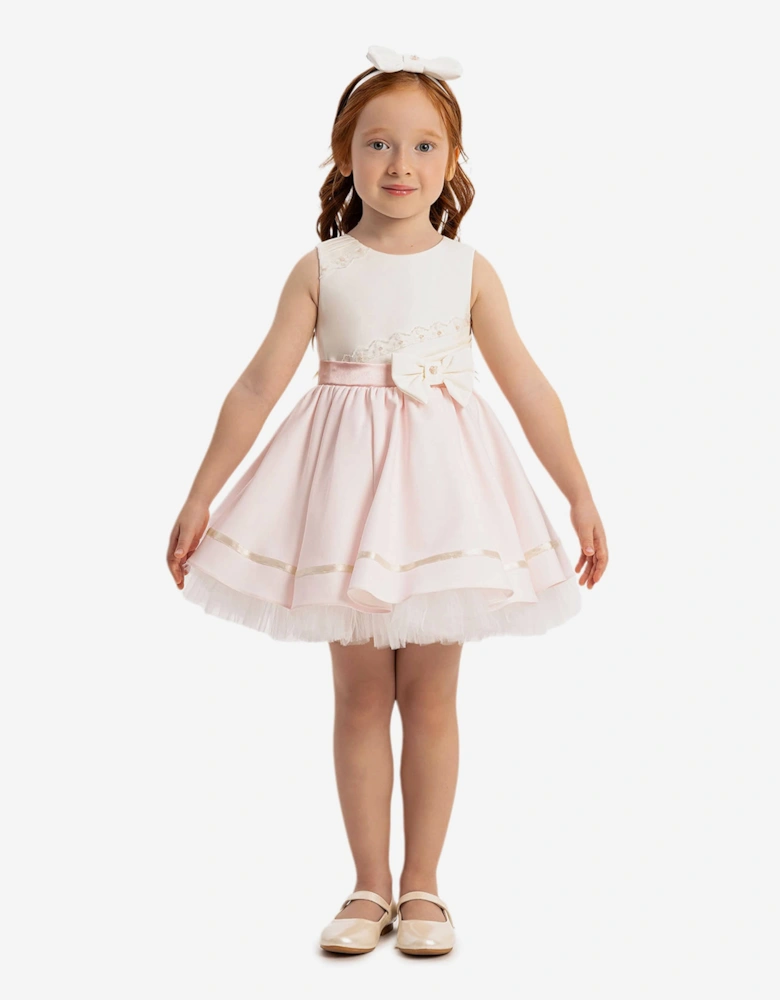 Baby Girls Dress with Headband in Pink