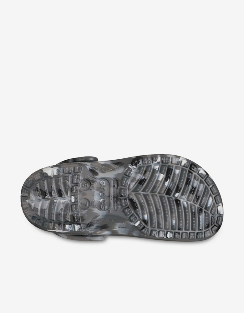 Kids Classic Marbled Clog in Green