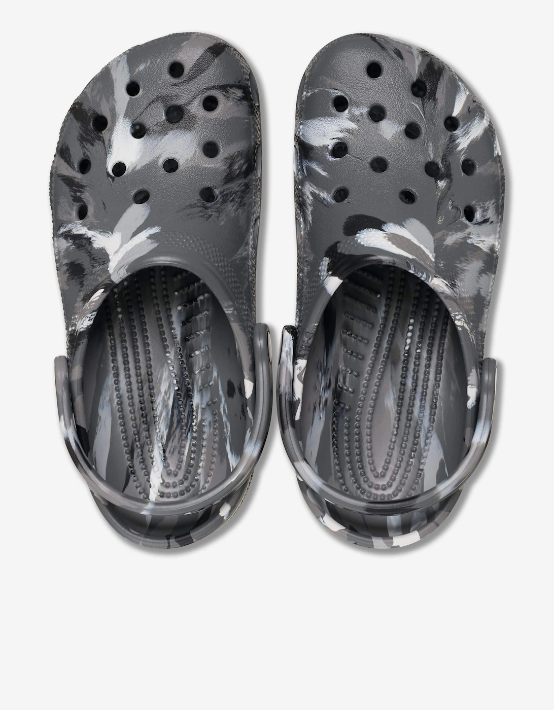 Kids Classic Marbled Clog in Green