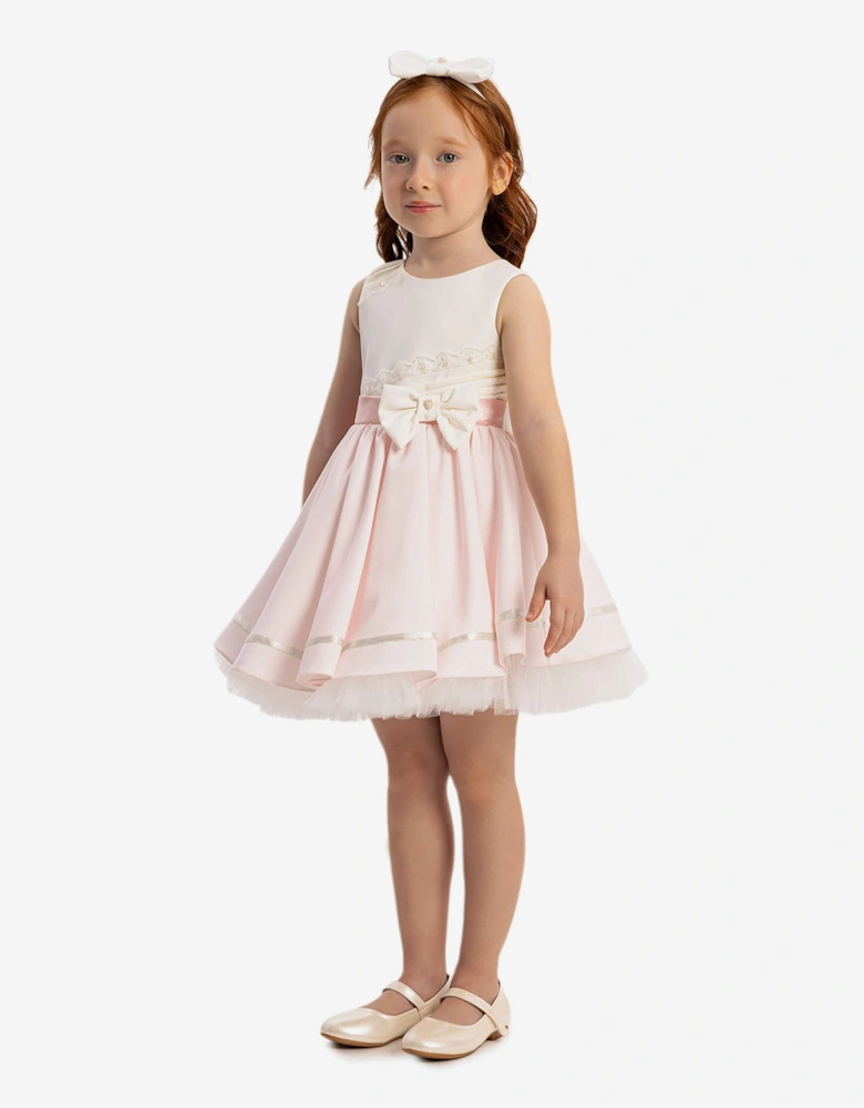 Baby Girls Dress with Headband in Pink