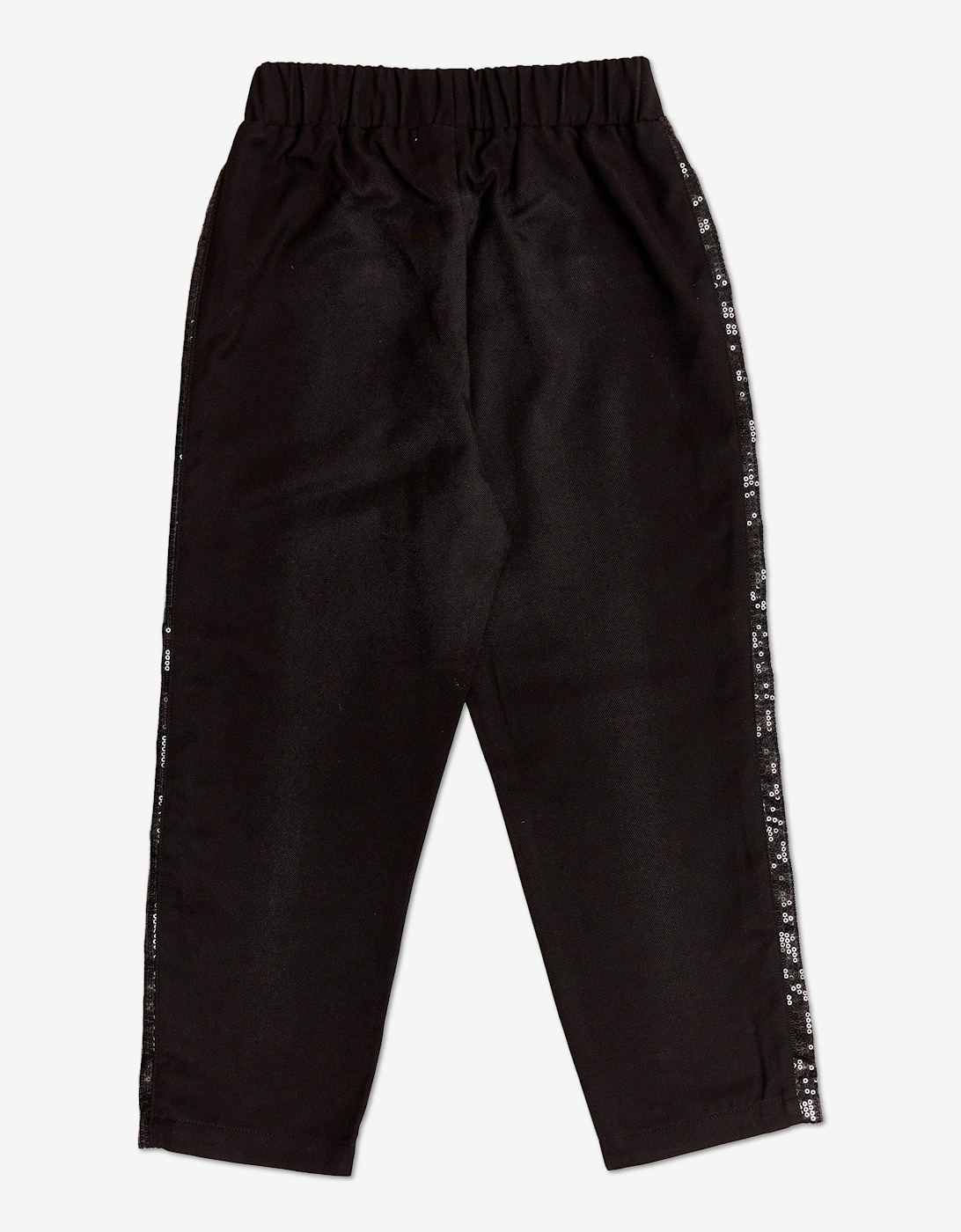 BCBGMAXAZRIA Girls Crystal Tape Slim Trousers in Black