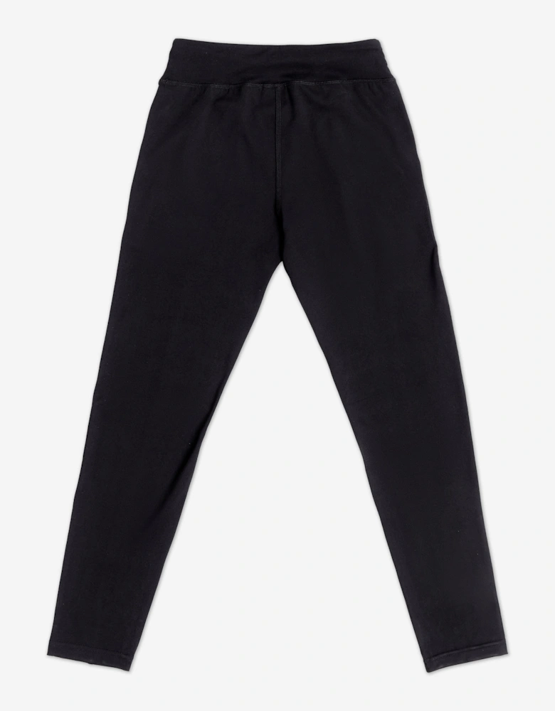 Girls High Waist Leggings with Pockets in Black
