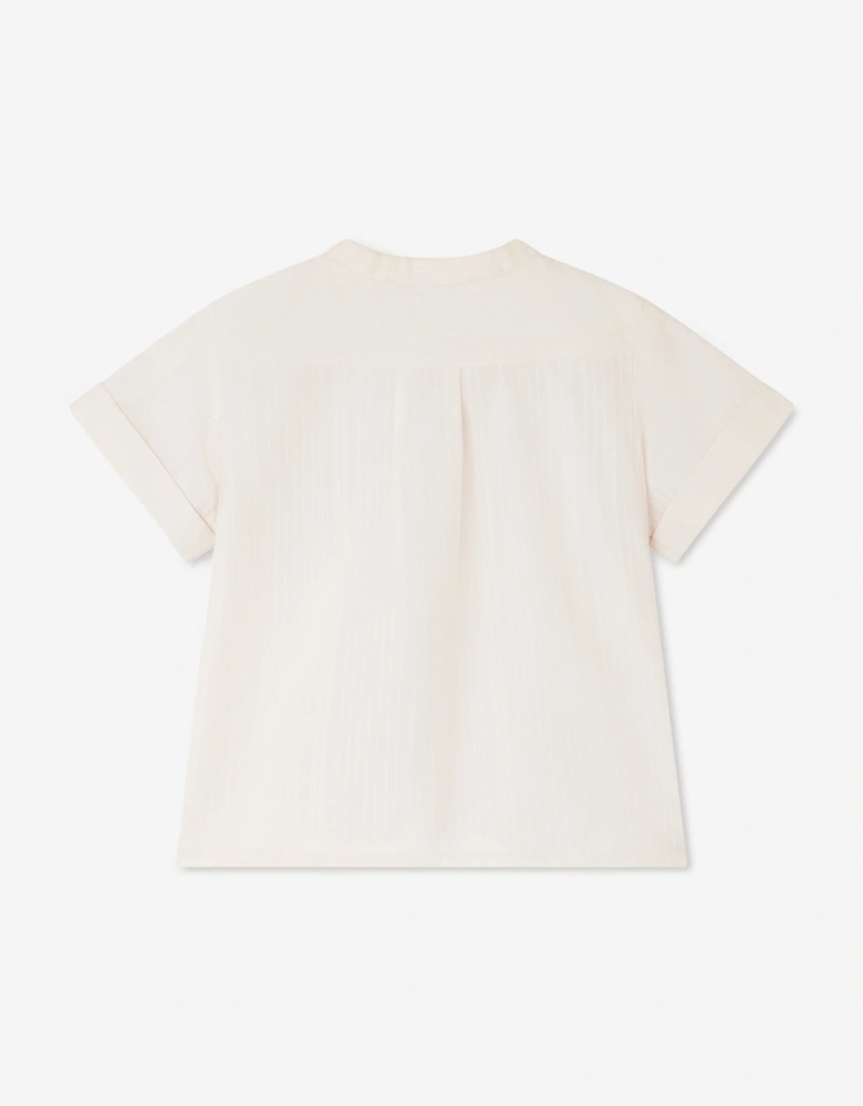 Baby Boys Calum Shirt in Ivory
