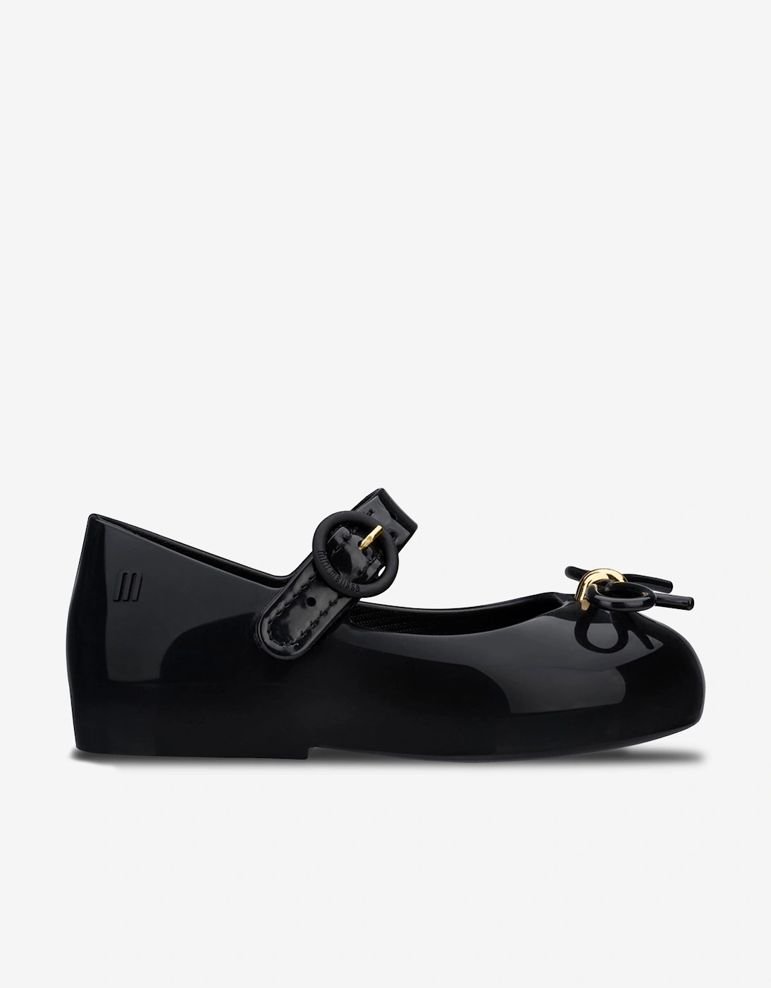 Girls Sweet Love Ballerinas in Black, 5 of 4