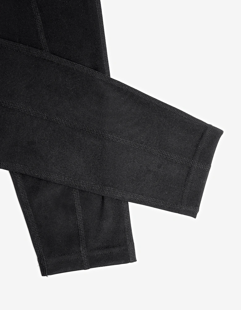 Girls High Waist Leggings with Pockets in Black
