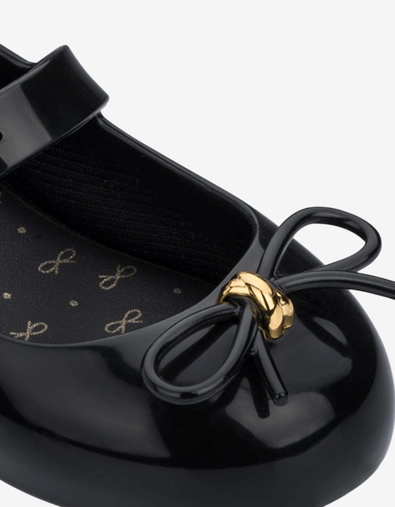 Girls Sweet Love Ballerinas in Black