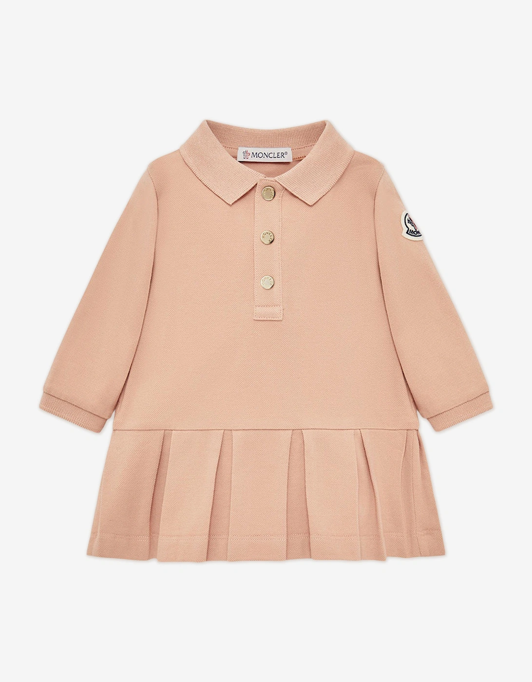 Baby Girls Polo Dress in Pink, 5 of 4