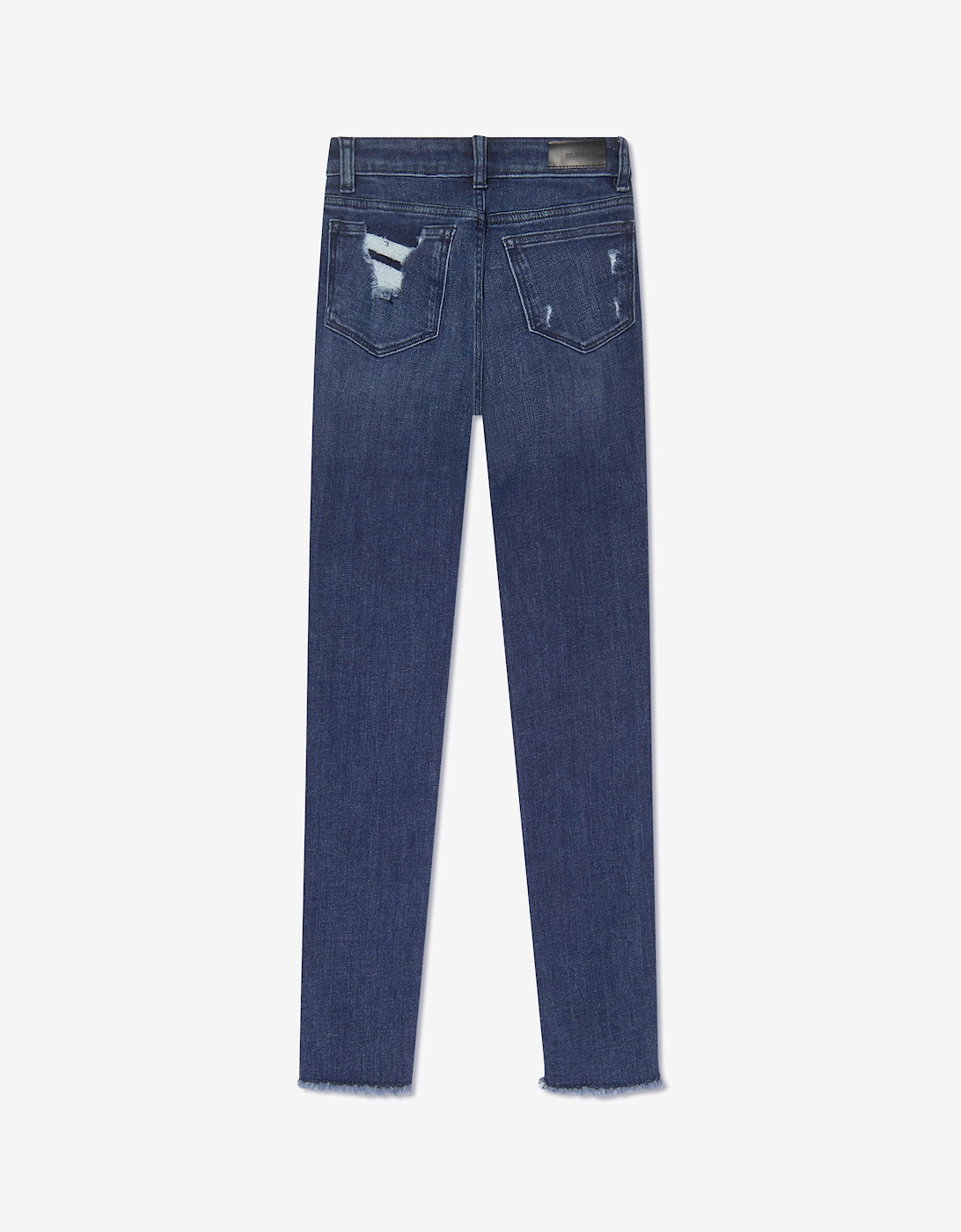 Girls Chloe Distressed Skinny Jeans in Blue