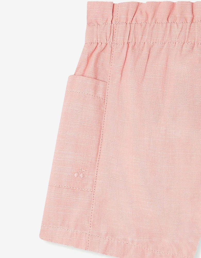 Baby Girls Nougat Shorts in Pink