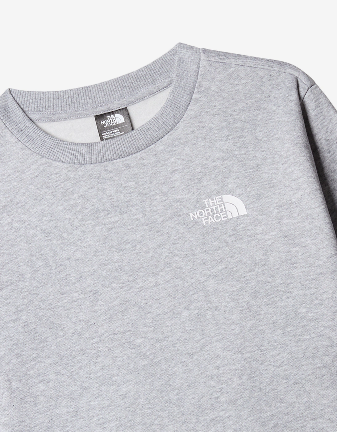 Kids Simple Dome Fleece Tracksuit in Grey