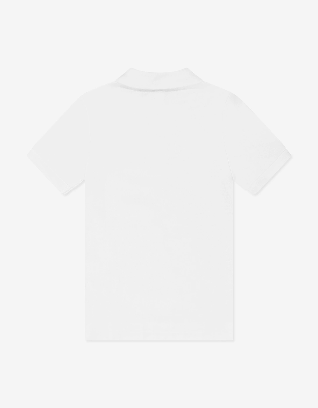Boys Logo Polo Shirt in White