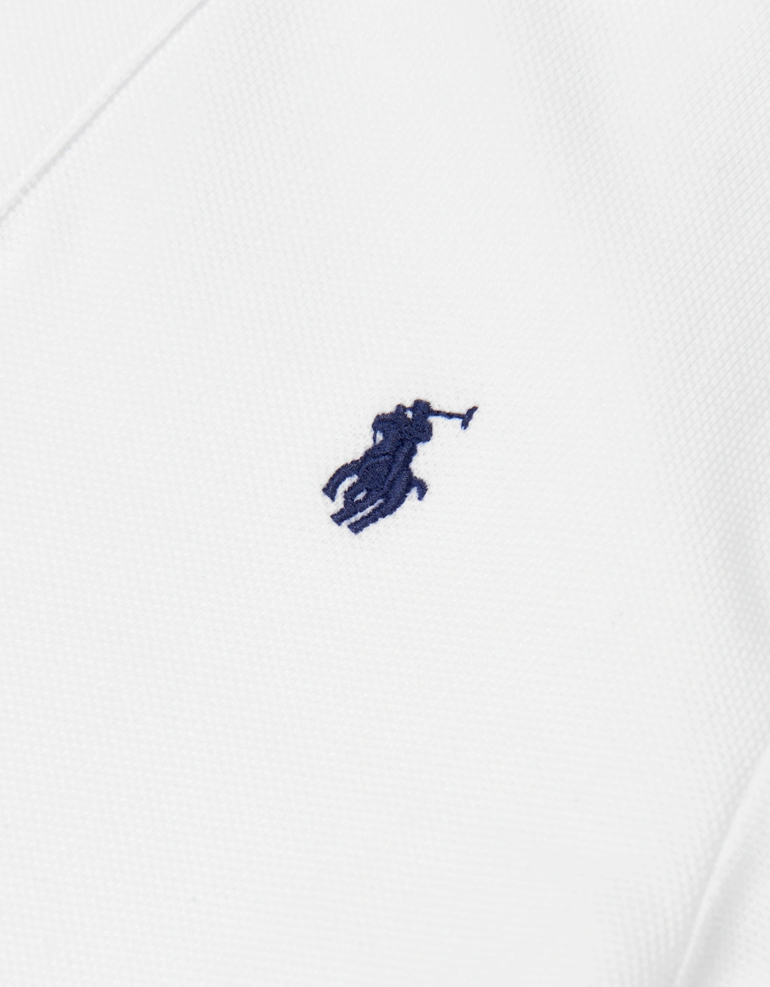 Boys Logo Polo Shirt in White