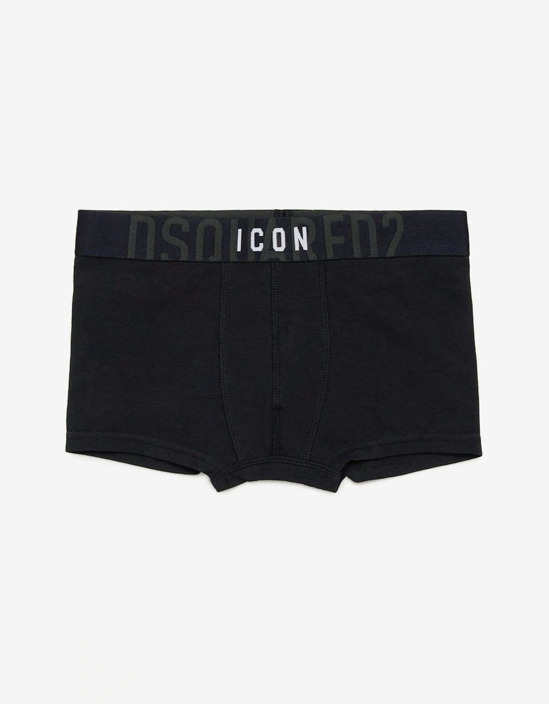 Boys Logo Boxer Shorts in Black, 3 of 2
