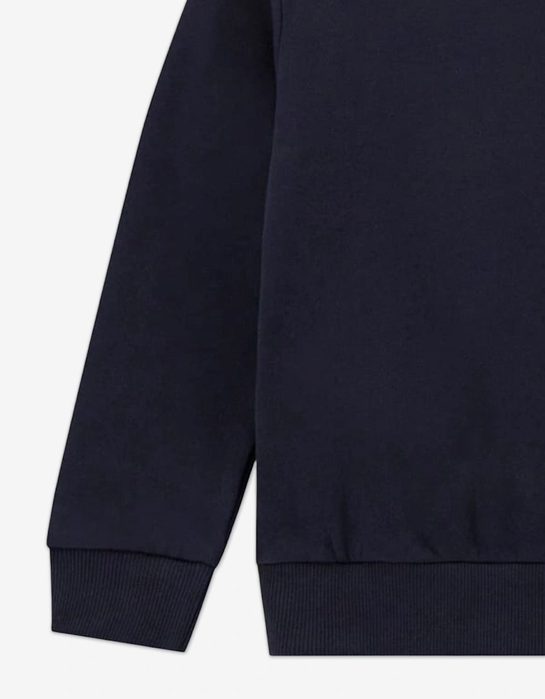Kids Teddy Bear Sweatshirt in Navy
