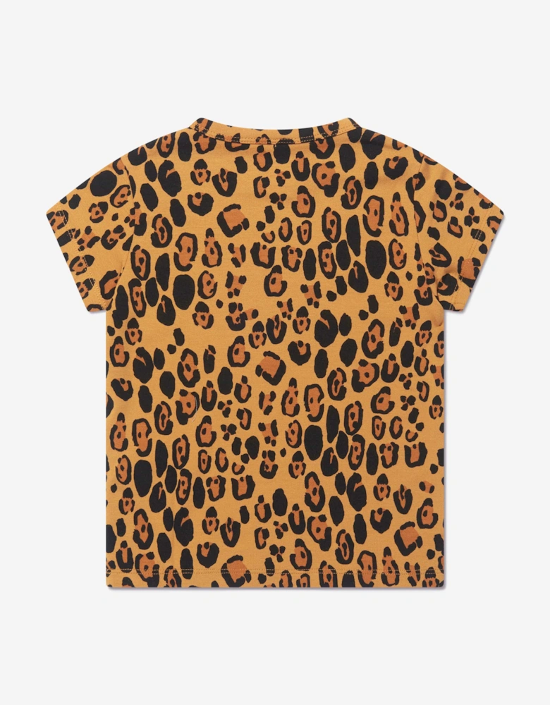 Girls Leopard Print T-Shirt