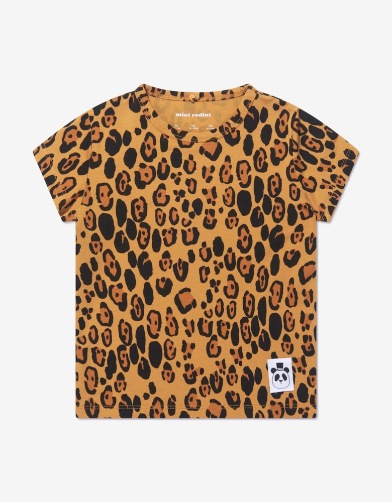 Girls Leopard Print T-Shirt