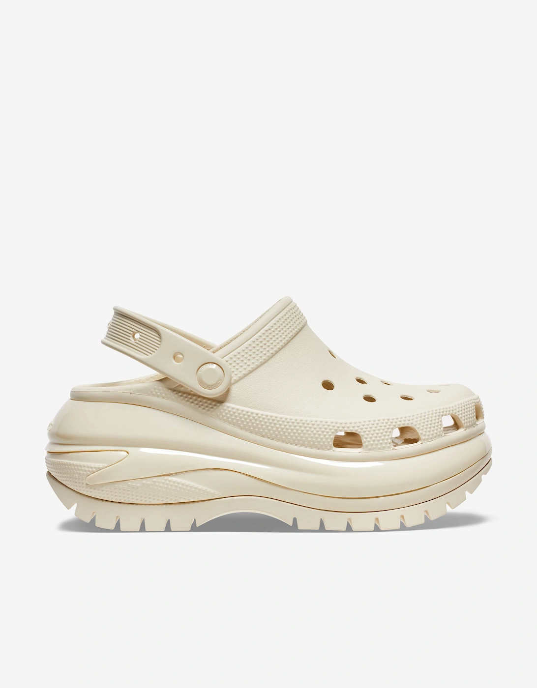Kids Mega Crush Clog in Ivory, 5 of 4