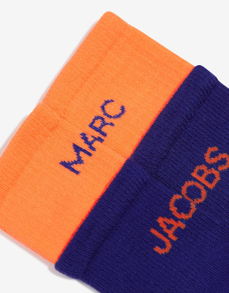 Boys Bicolour Socks in Multicolour