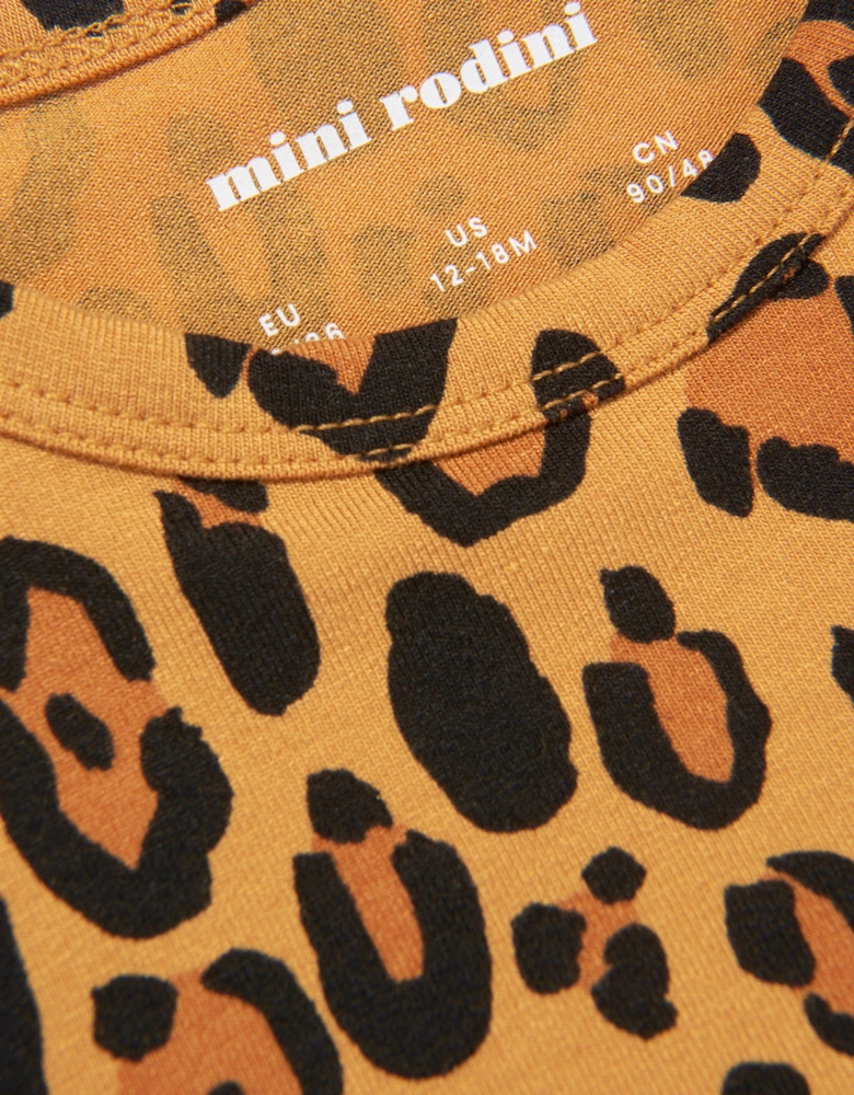 Girls Leopard Print T-Shirt