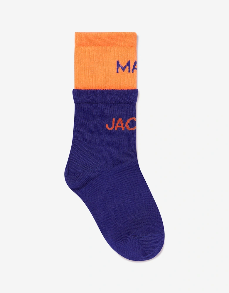 Boys Bicolour Socks in Multicolour