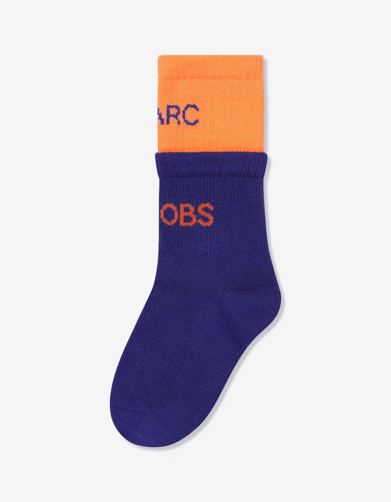 Boys Bicolour Socks in Multicolour
