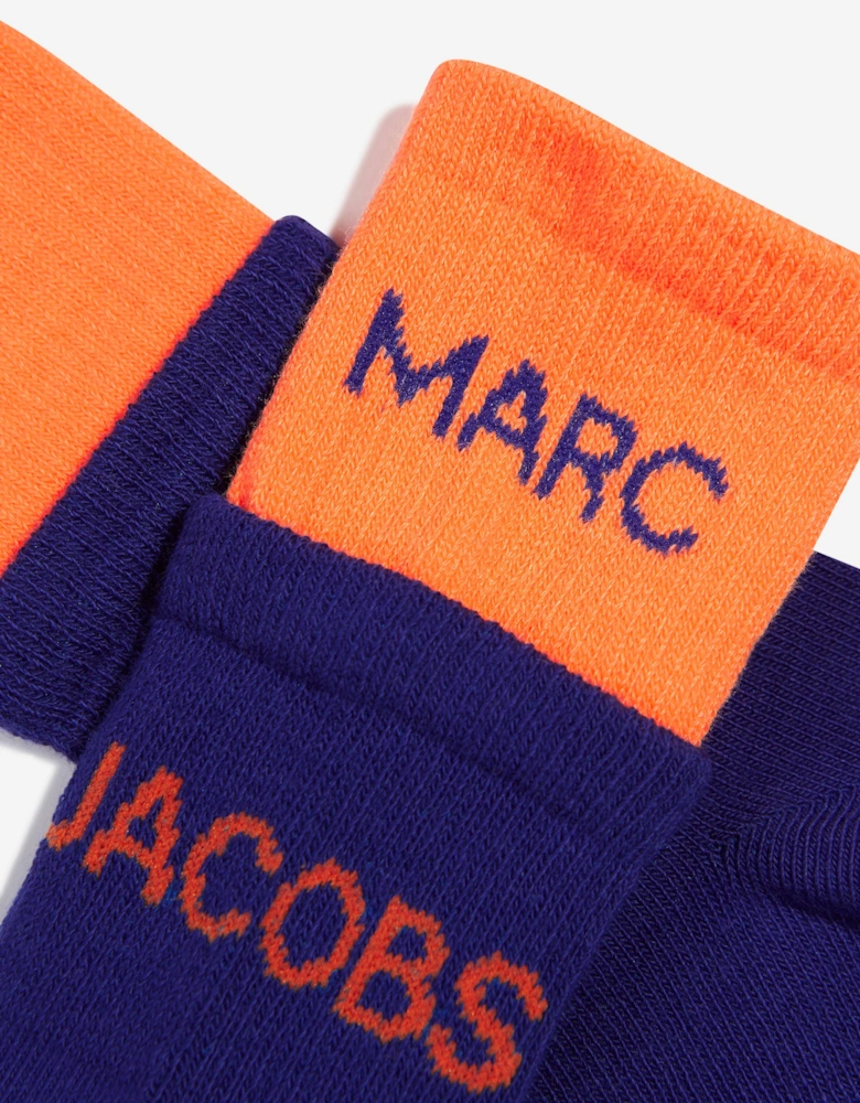 Boys Bicolour Socks in Multicolour