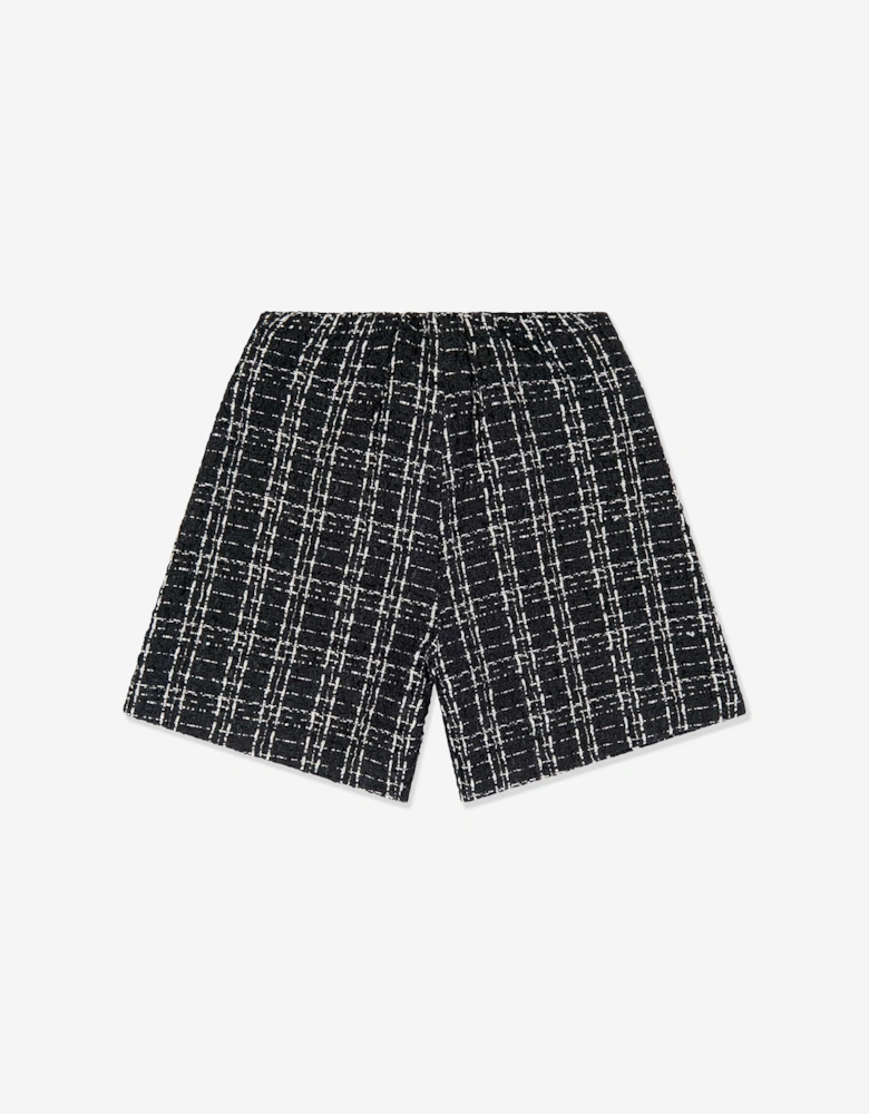 BCBGMAXAZRIA Girls Tweed Shorts in Black