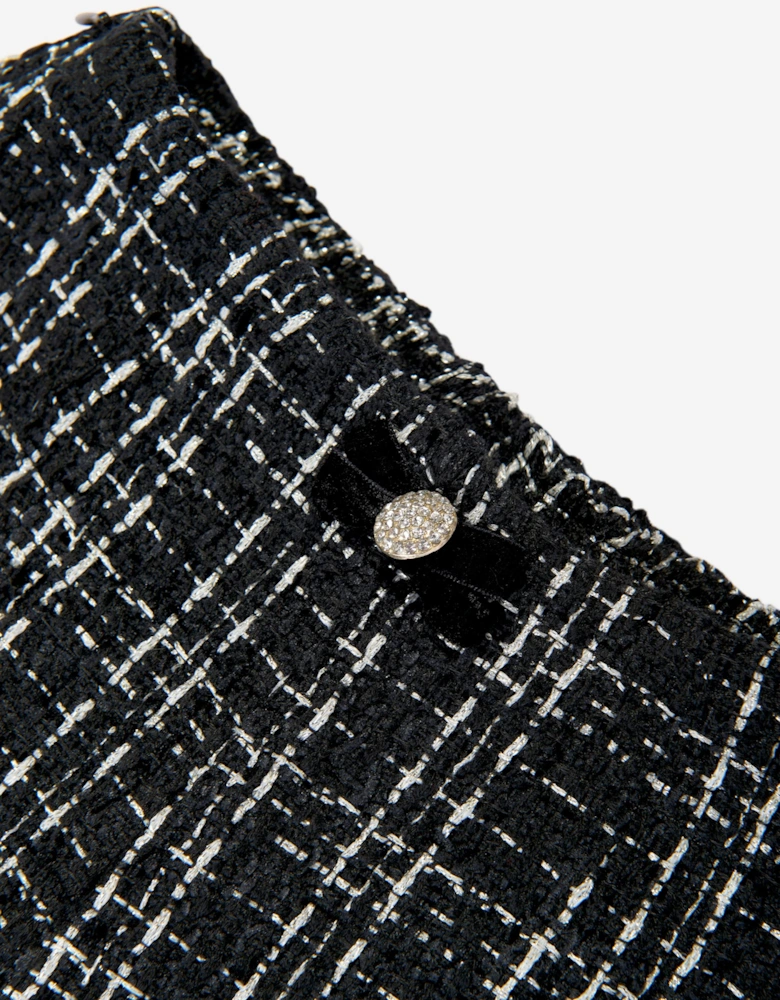 BCBGMAXAZRIA Girls Tweed Shorts in Black