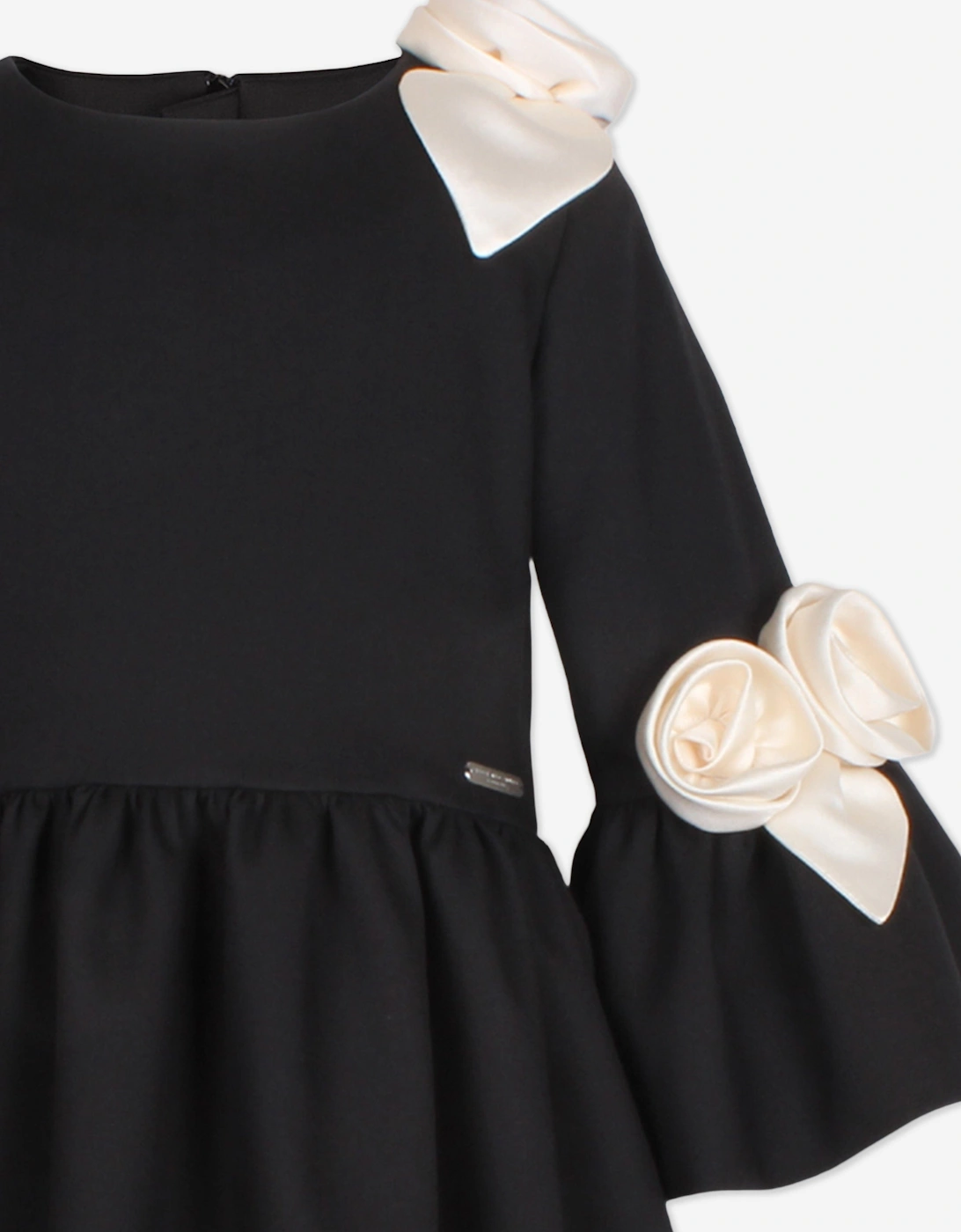 Girls Juliet Dress in Black