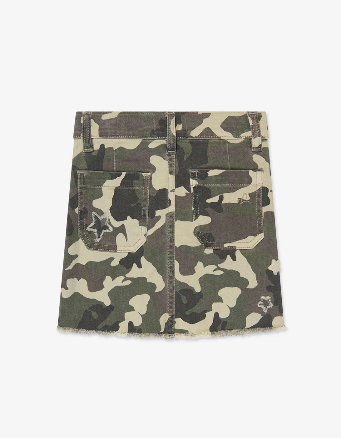 Girls Jenny Camouflage Skirt in Green