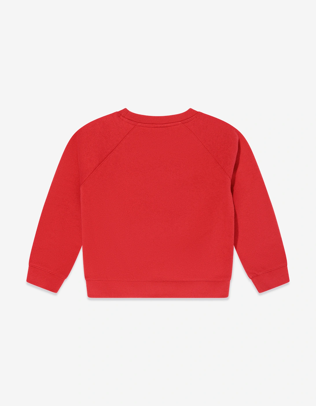 Kids Varsity Crest Sweatshirt in Red