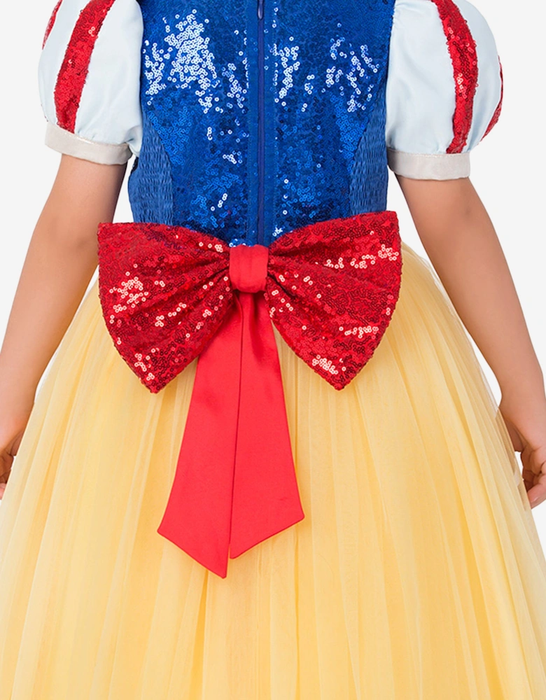 Girls Snow White Princess Costume in Multicolour
