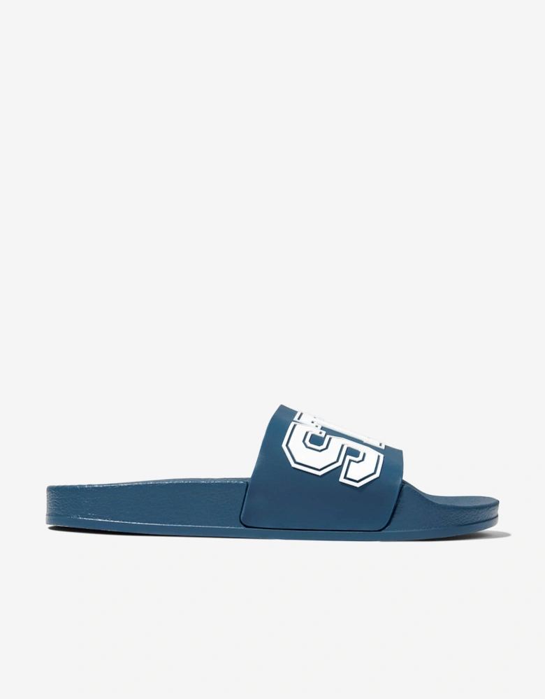 Boys Logo Sliders in Blue