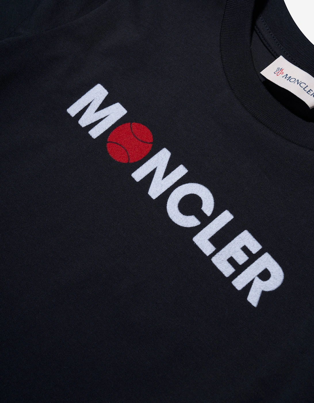 Enfant Boys Basketball Logo T-Shirt in Navy