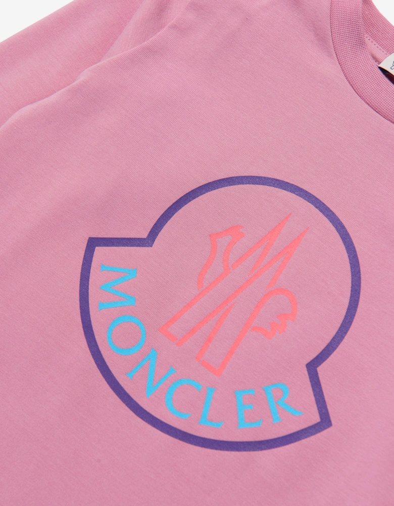 Enfant Baby Girls Long Sleeve Logo T-Shirt in Pink