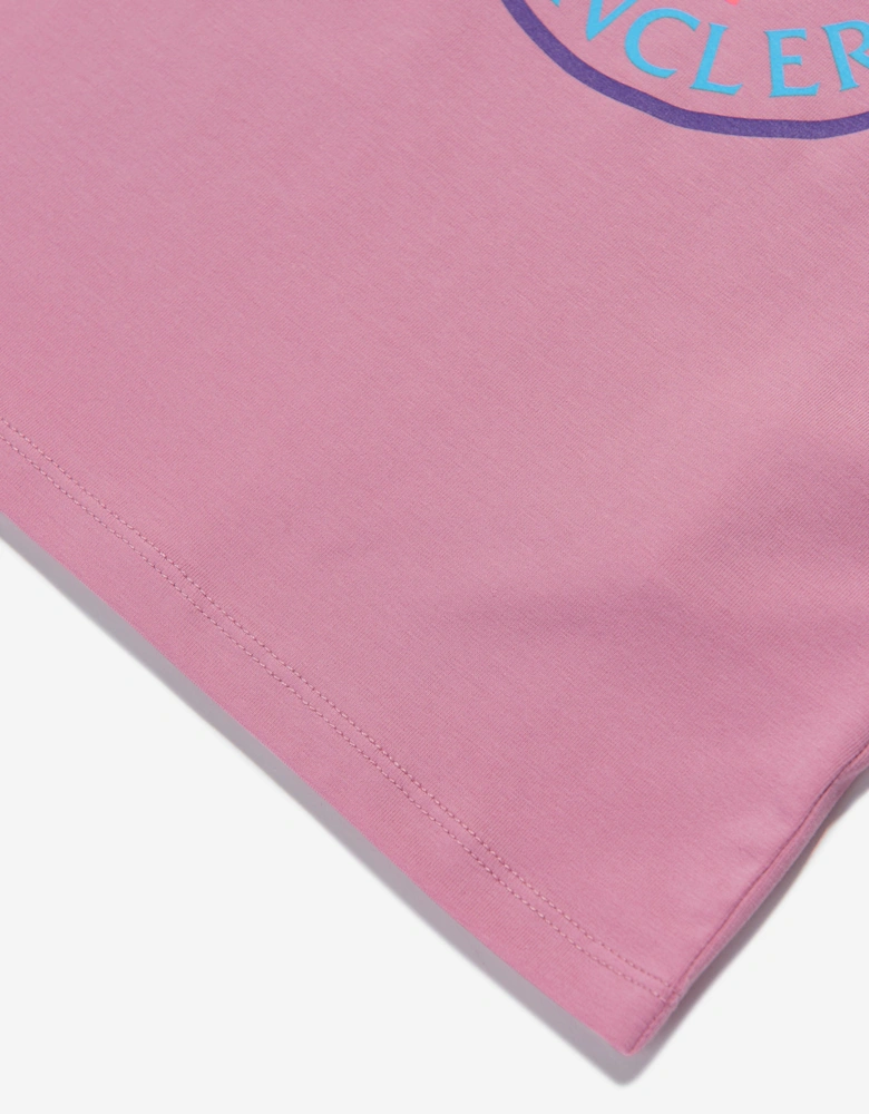 Enfant Baby Girls Long Sleeve Logo T-Shirt in Pink
