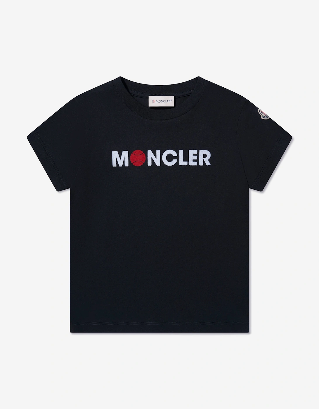 Enfant Boys Basketball Logo T-Shirt in Navy, 6 of 5