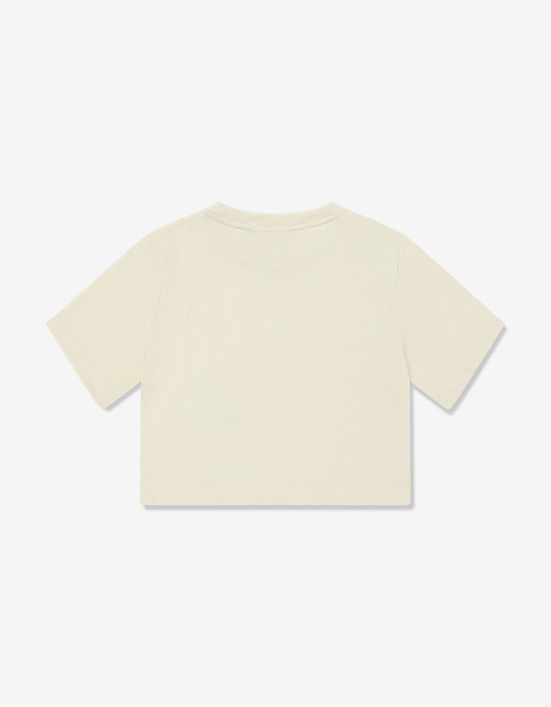 Girls Logo T-Shirt in Ivory