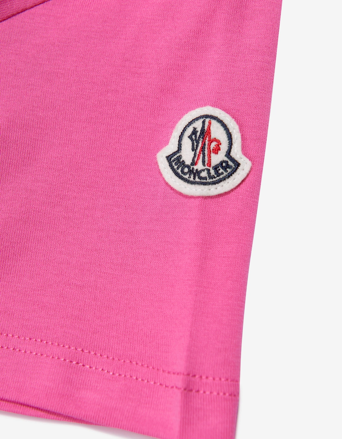 Enfant Girls Logo Print T-Shirt in Pink