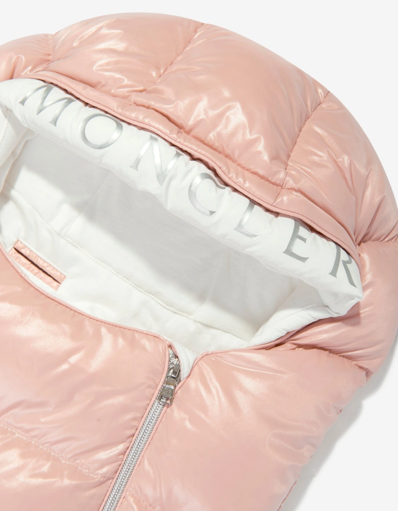 Enfant Baby Girls Down Padded Nest in Pink