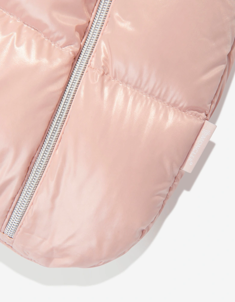 Enfant Baby Girls Down Padded Nest in Pink