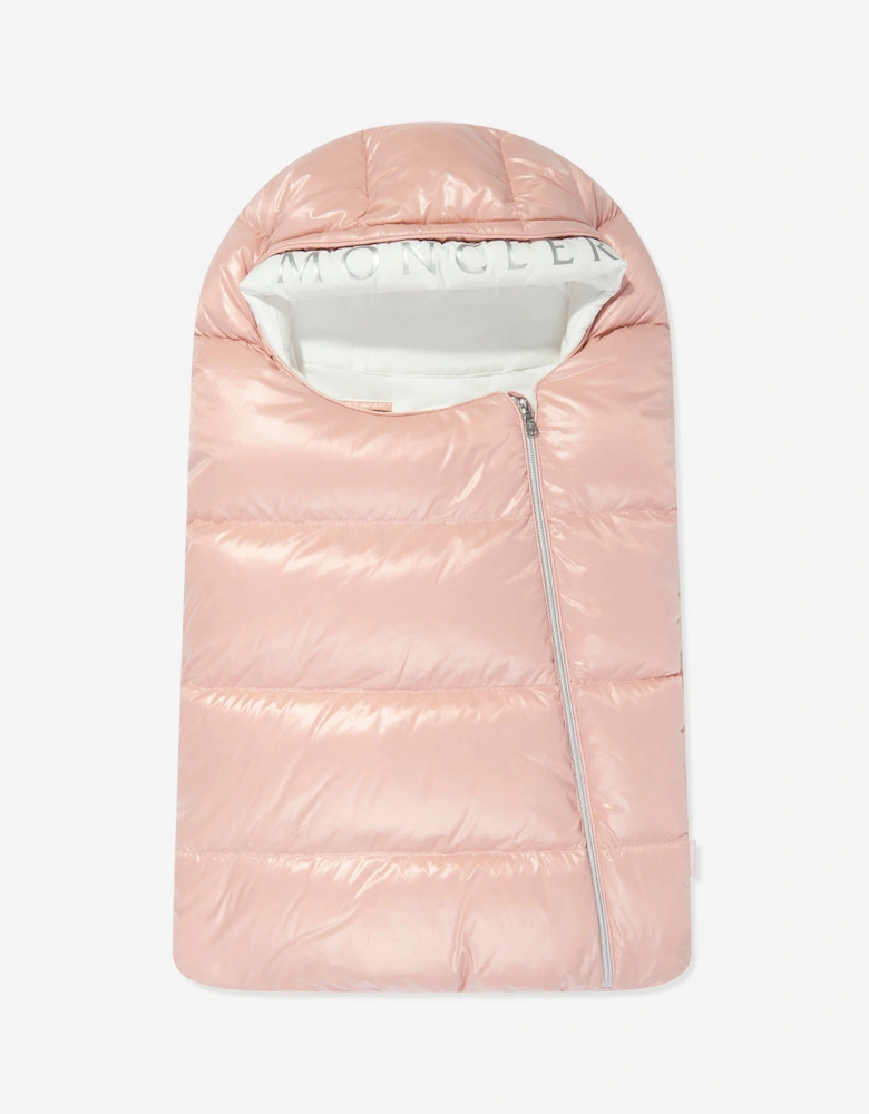 Enfant Baby Girls Down Padded Nest in Pink