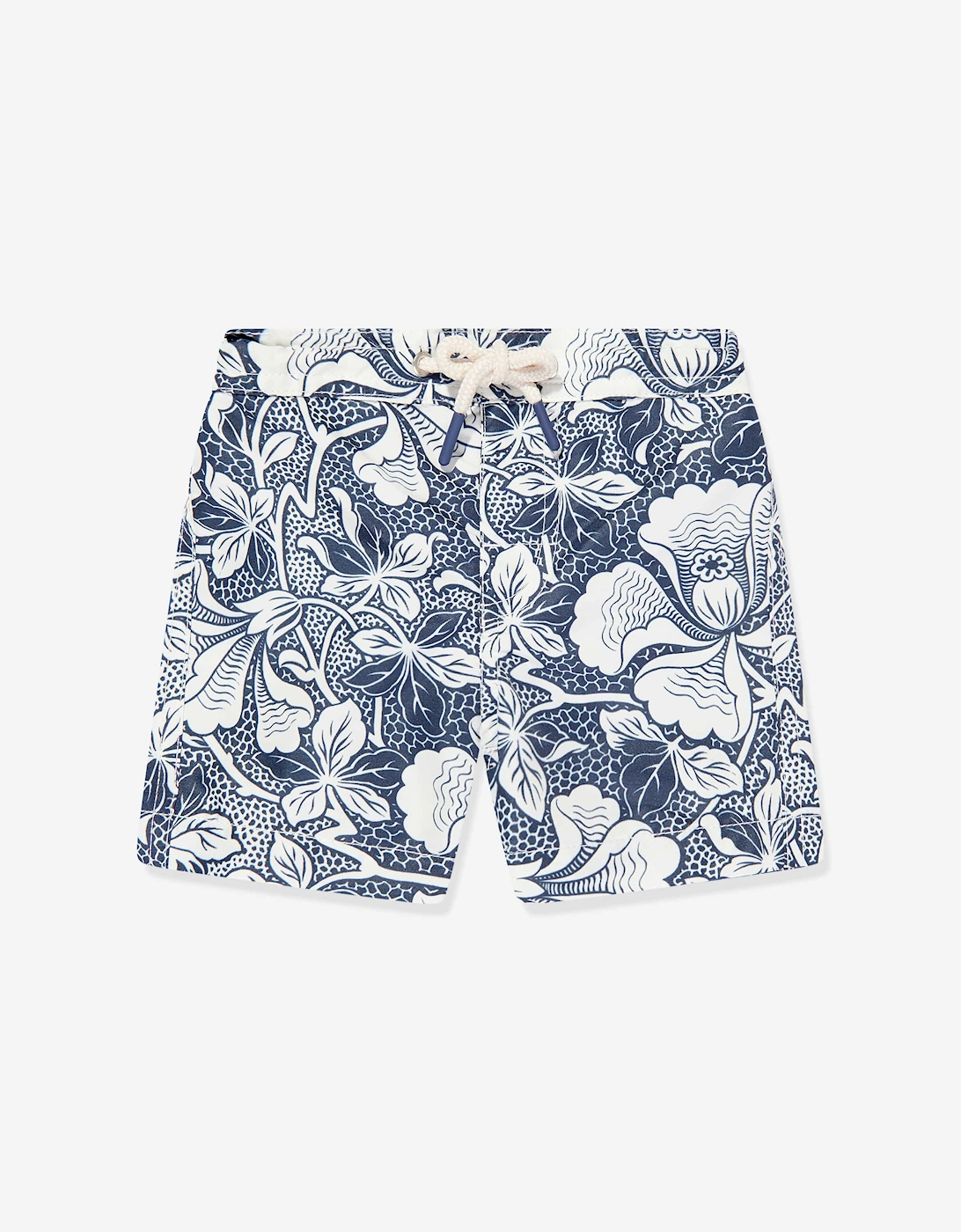 Baby Boys Floral Swim Shorts in Blue, 5 of 4