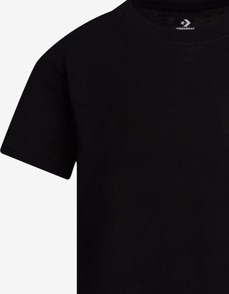 Boys CT Patch T-Shirt in Black