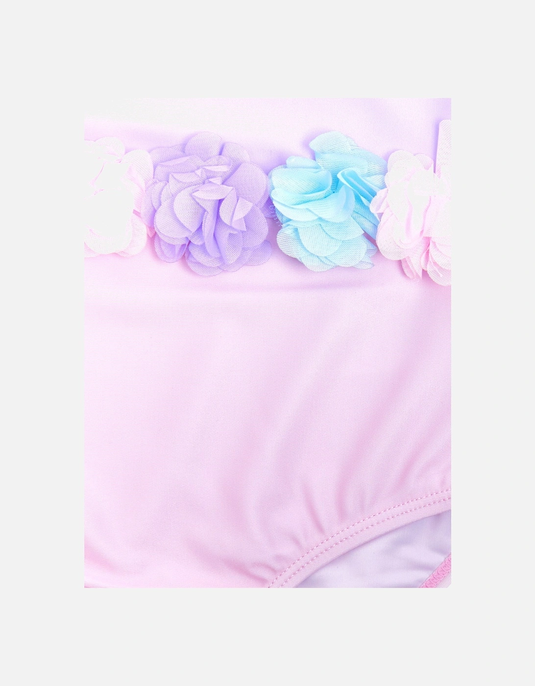 Girls Flower Swimsuit in Pink (UPF50+)
