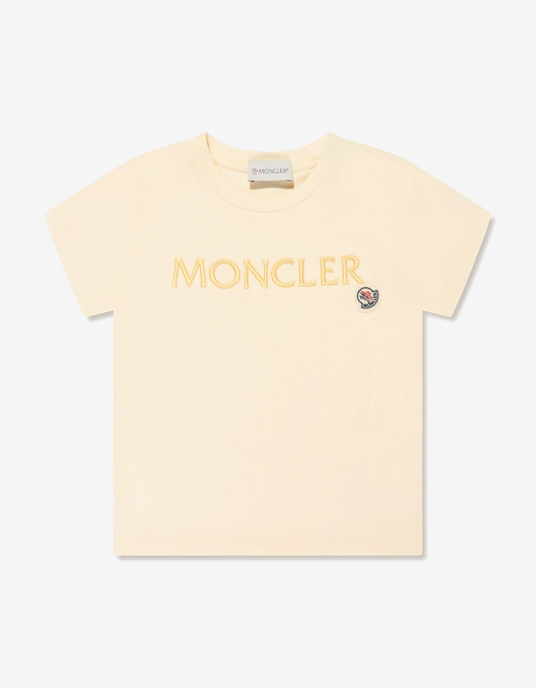 Enfant Girls Logo T-Shirt in Yellow